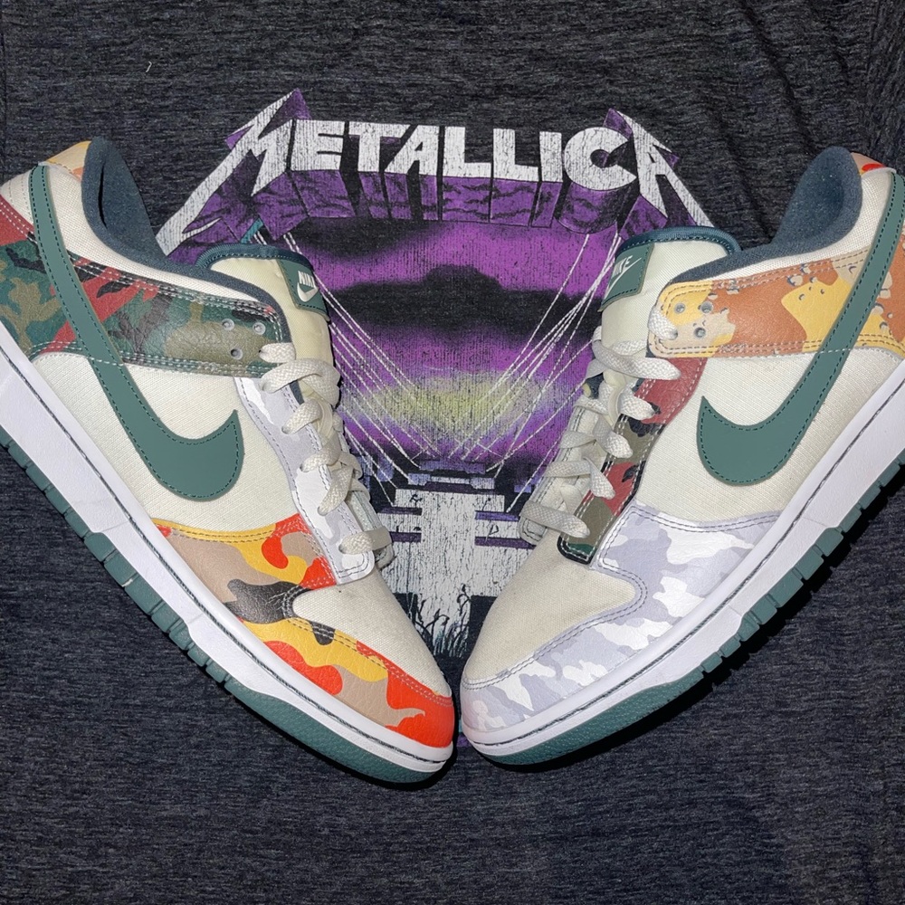 Nike Dunk Low SE “Sail Multi-Camo” 2021
